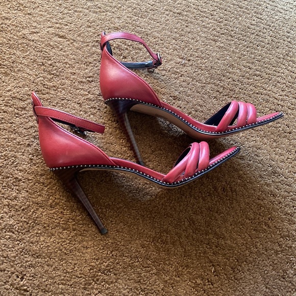 Women's Coach Burgundy Heels Size: 7B - Picture 5 of 13